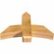 Ekena Millwork Bellingham Rough Sawn Timber Gable Bracket, Western Red Cedar, 36"W x 23"H x 6"D x 6"F, 15/12 Pitch GBW036X23X0606BEL00RWR - alternate 2